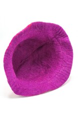 Trukado Miscellaneous -  Felt hat - Sauna cap Bordeaux-Orange-Pink
