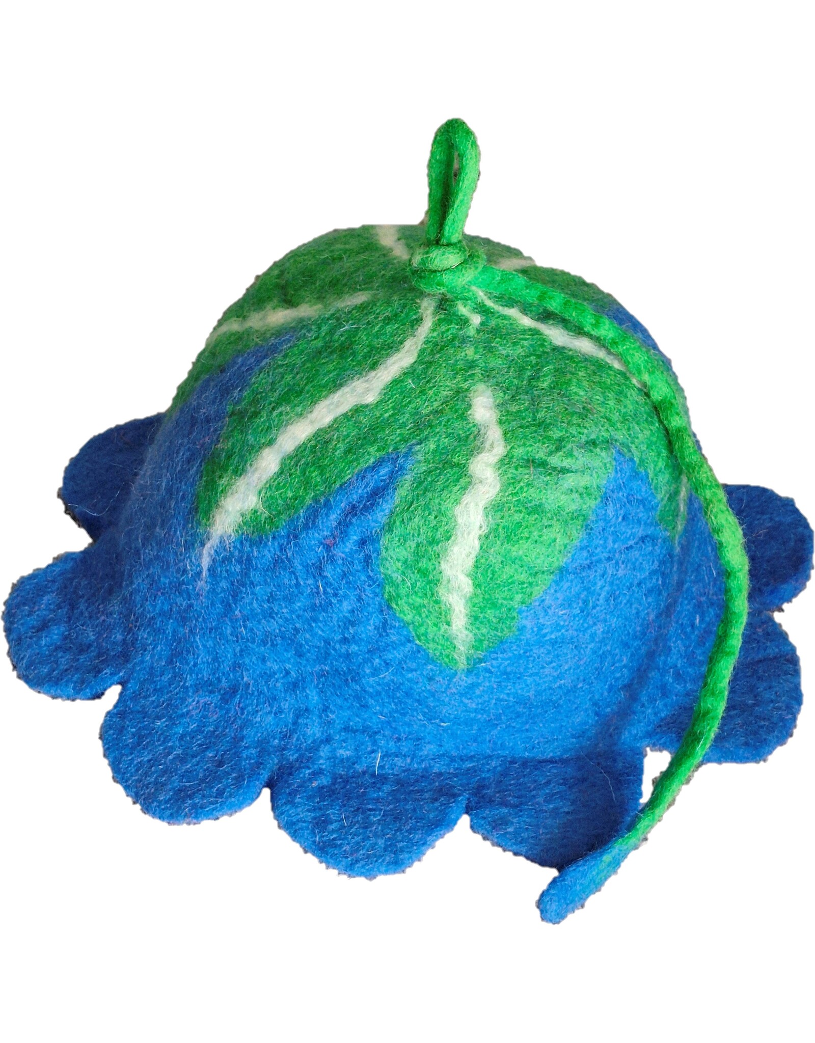 Trukado Miscellaneous - Felt hat Flower Blue-green