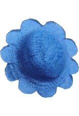 Trukado Miscellaneous - Felt hat Flower Blue-green
