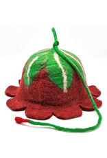 Trukado Miscellaneous - Felt hat - Sauna cap Flower  Bordeaux