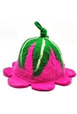 Trukado Miscellaneous - Felt Hat - Flower Sauna Cap (fuchsia)