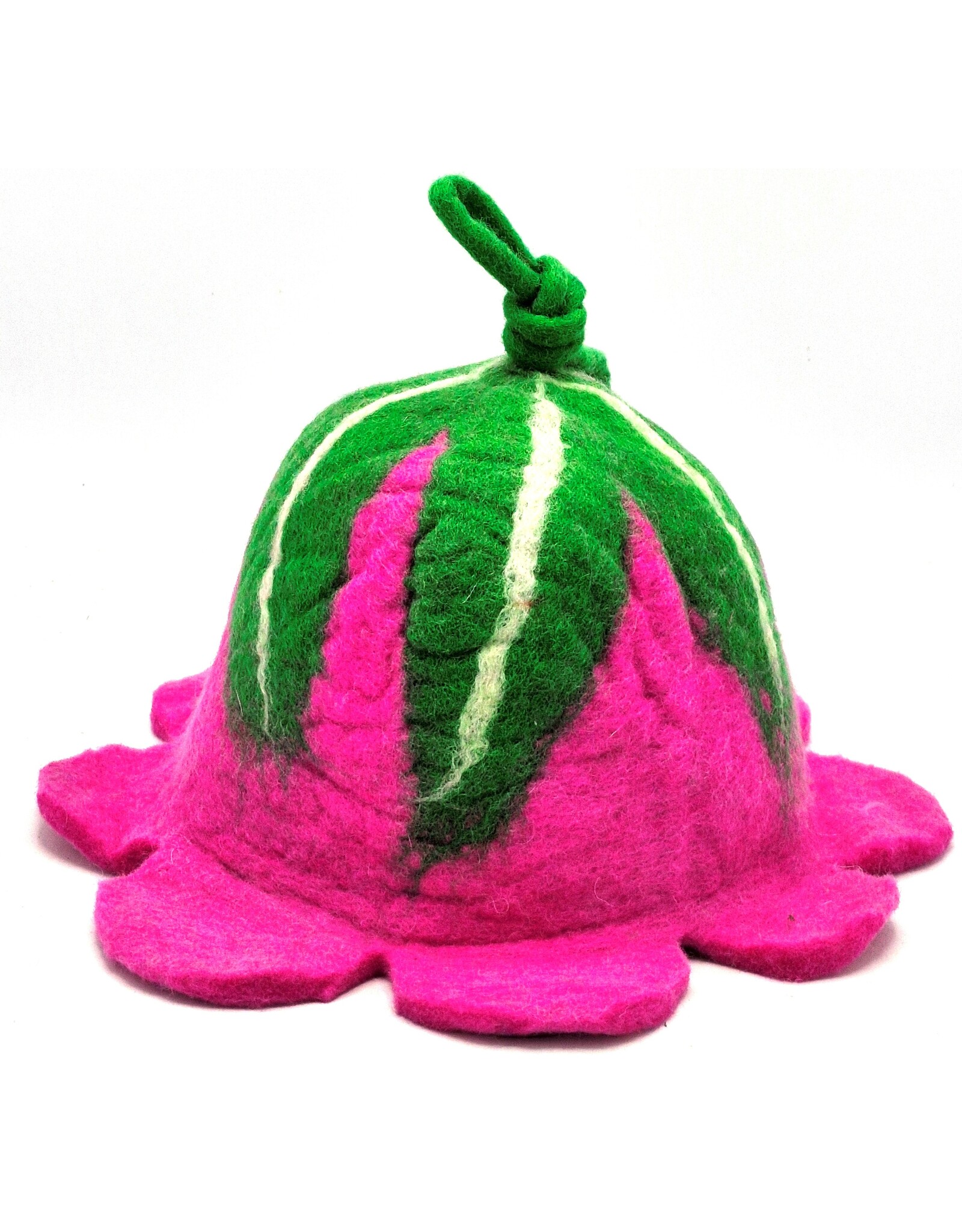 Trukado Miscellaneous - Felt Hat - Flower Sauna Cap (fuchsia)