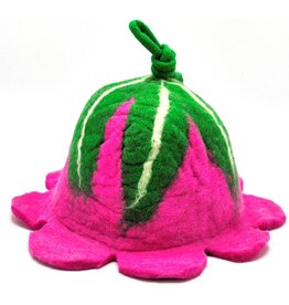 Trukado Felt Hat - Flower Sauna Cap (fuchsia)