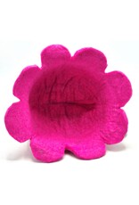 Trukado Miscellaneous - Vilten Hoed - Sauna muts Bloem (fuchsia)