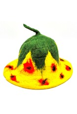Trukado Miscellaneous - Felt hat - Sauna cap Yellow Wild Strawberry