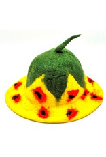 Trukado Miscellaneous - Felt hat - Sauna cap Yellow Wild Strawberry
