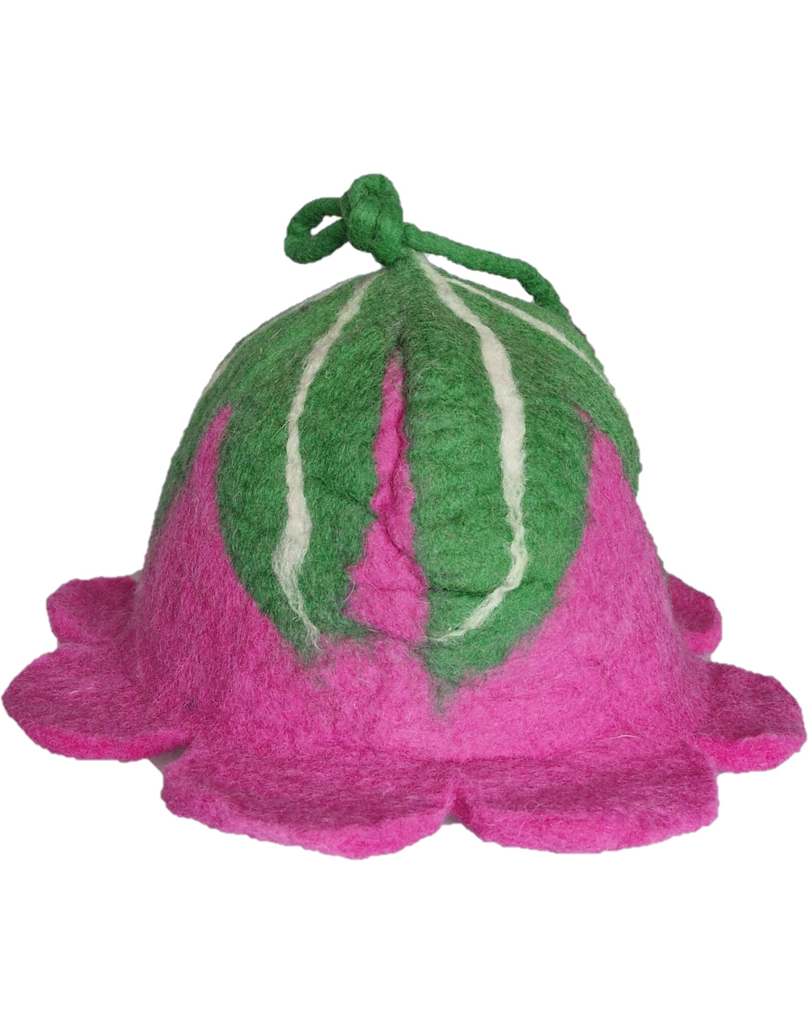 Trukado Miscellaneous - Felt Hat - Sauna cap Flower candy Pink