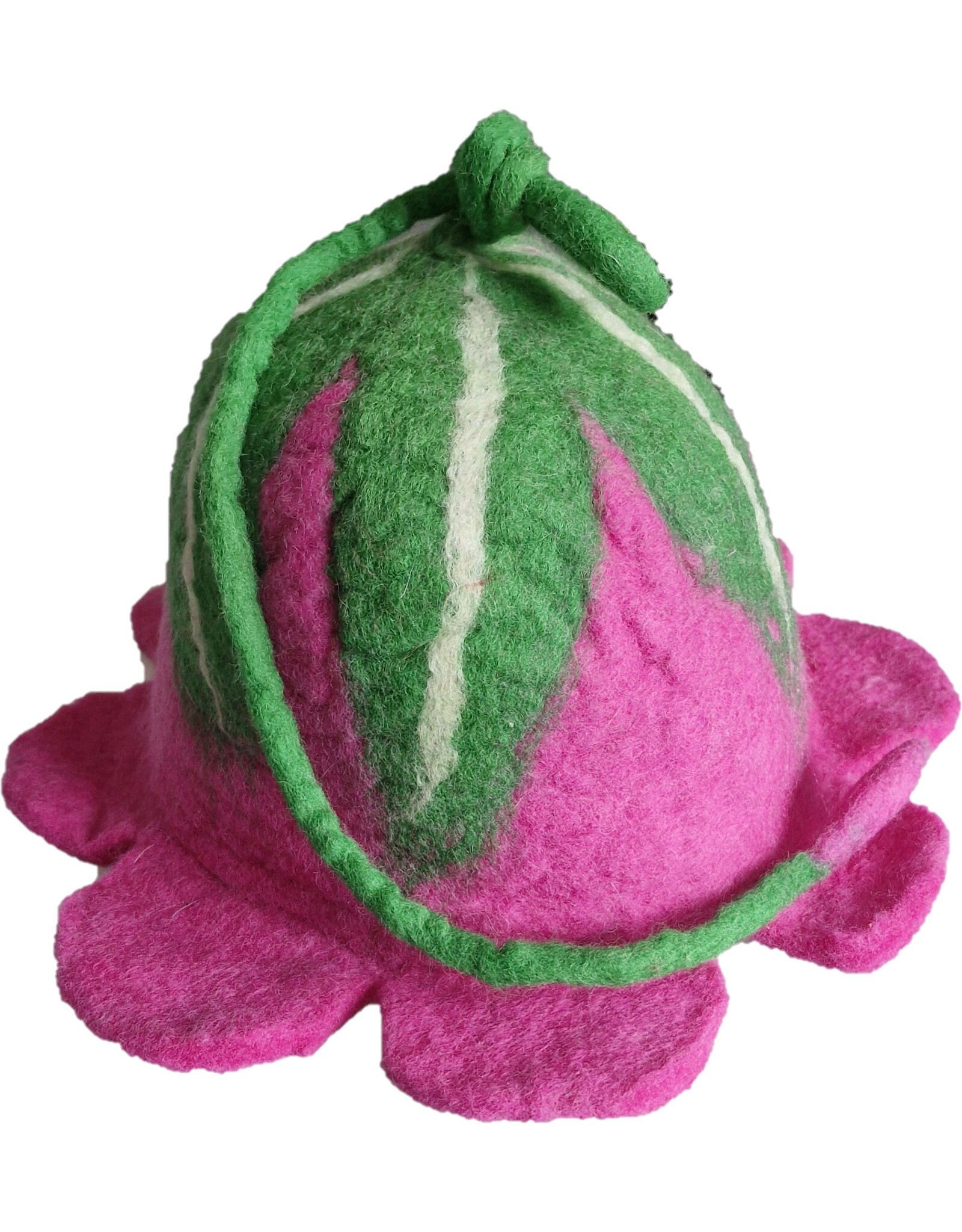 Trukado Miscellaneous - Felt Hat - Sauna cap Flower candy Pink