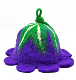 Trukado Felt Hat - Sauna cao Flower purple