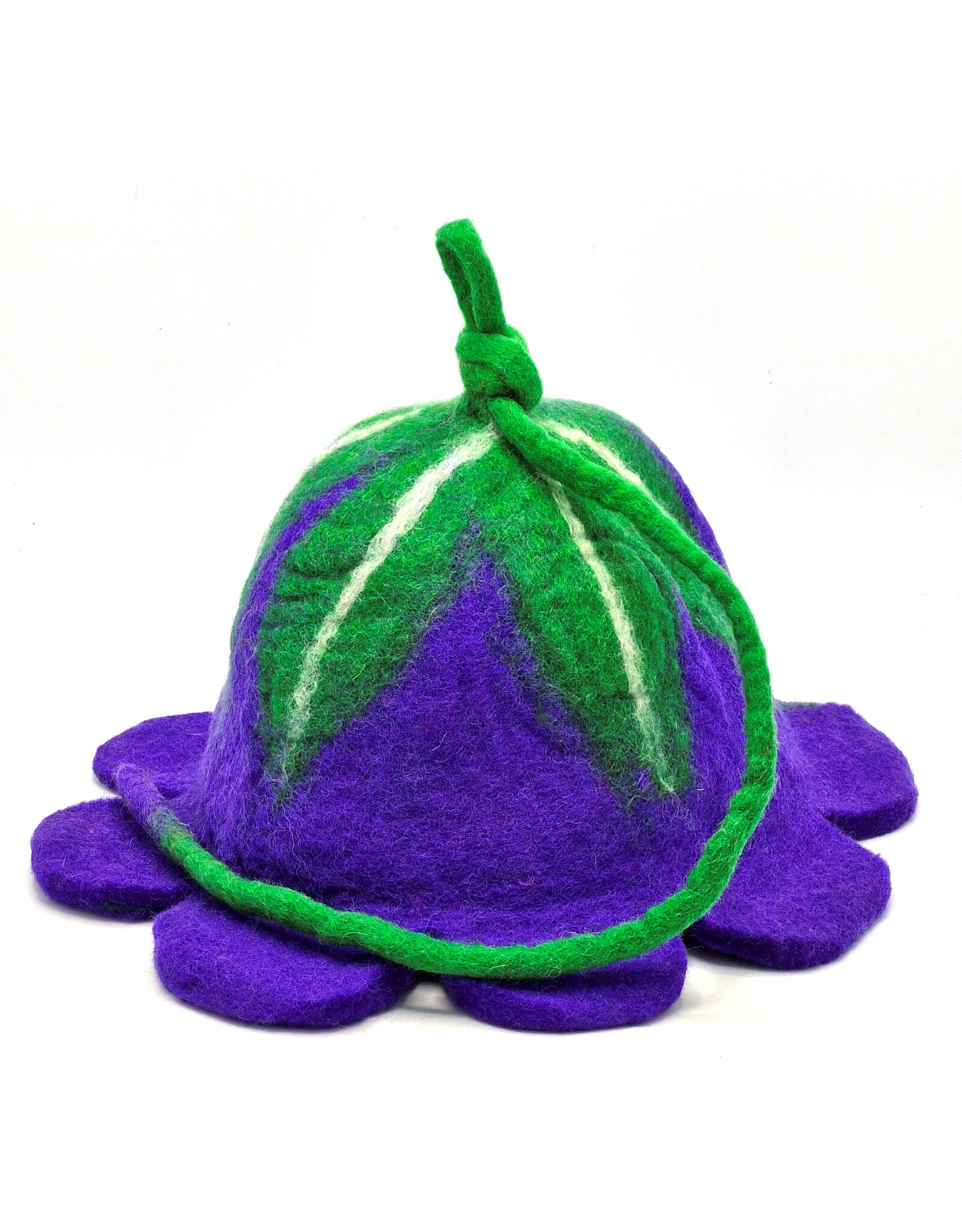 Trukado Miscellaneous -  Felt Hat - Sauna cao Flower purple