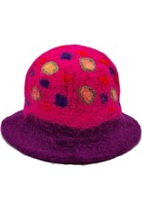 Trukado Miscellaneous - Vilten hoed - Sauna muts "Snoepje" 100% wol