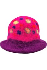 Trukado Miscellaneous - Felt hat - Sauna cap "Candy" 100% wool - 100% wool