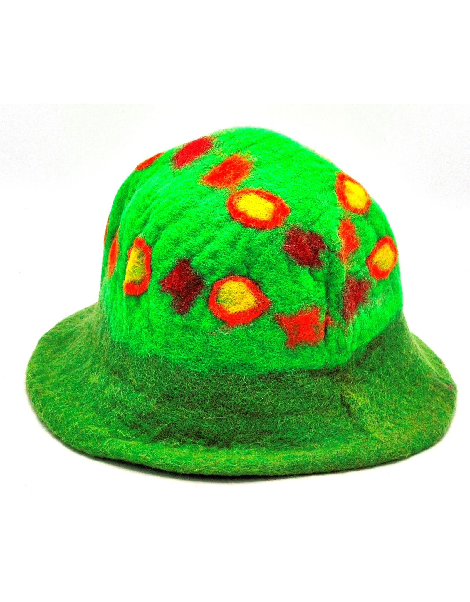 Trukado Miscellaneous - Vilten hoed - Sauna muts "Magic Green"