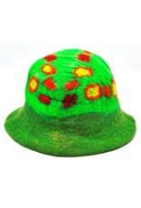 Trukado Miscellaneous - Vilten hoed - Sauna muts "Magic Green"