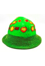 Trukado Miscellaneous - Vilten hoed - Sauna muts "Magic Green"