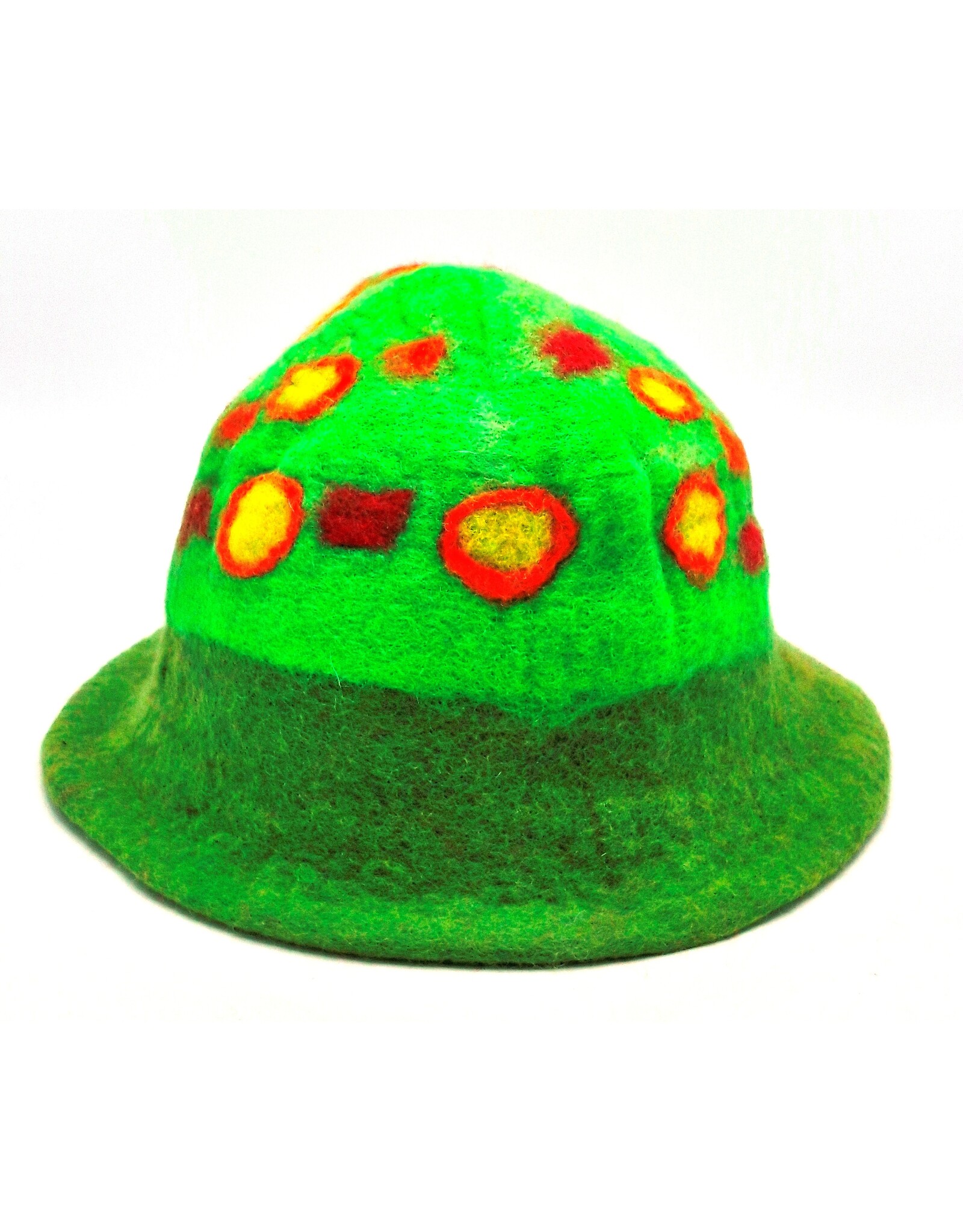 Trukado Miscellaneous - Vilten hoed - Sauna muts "Magic Green"