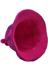 Trukado Miscellaneous - Felt Hat - Sauna cap "Purple meets Rose"