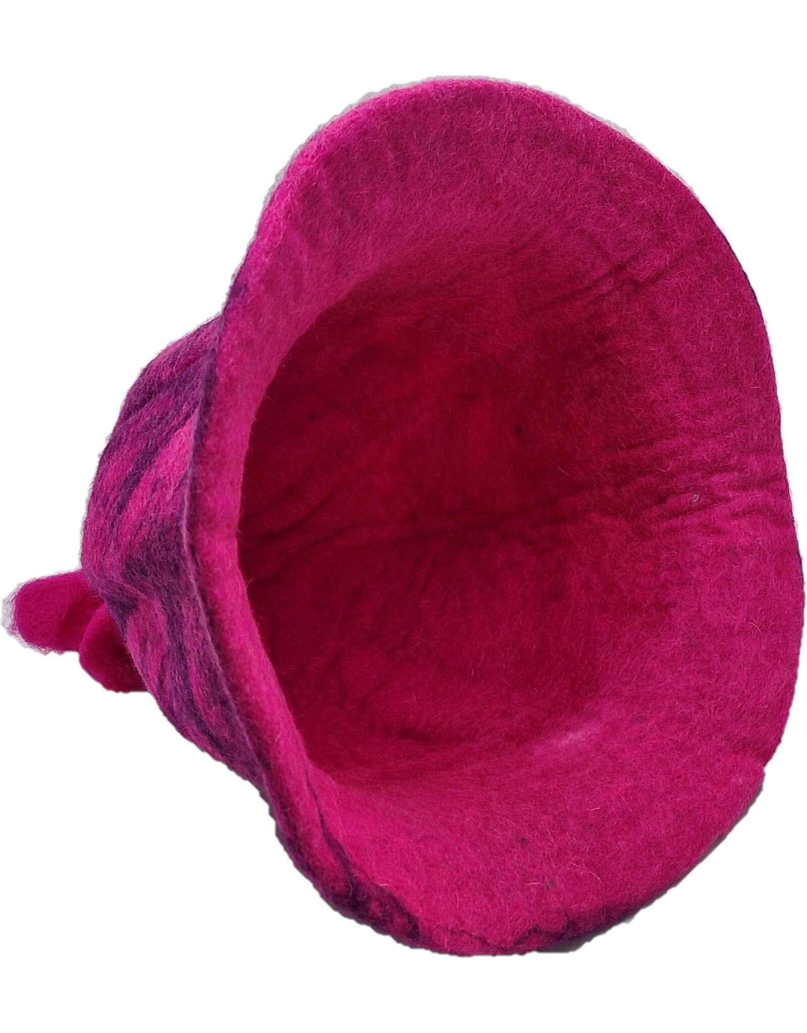 Trukado Miscellaneous - Vilten Hoed - Sauna muts "Purple meets Rose"
