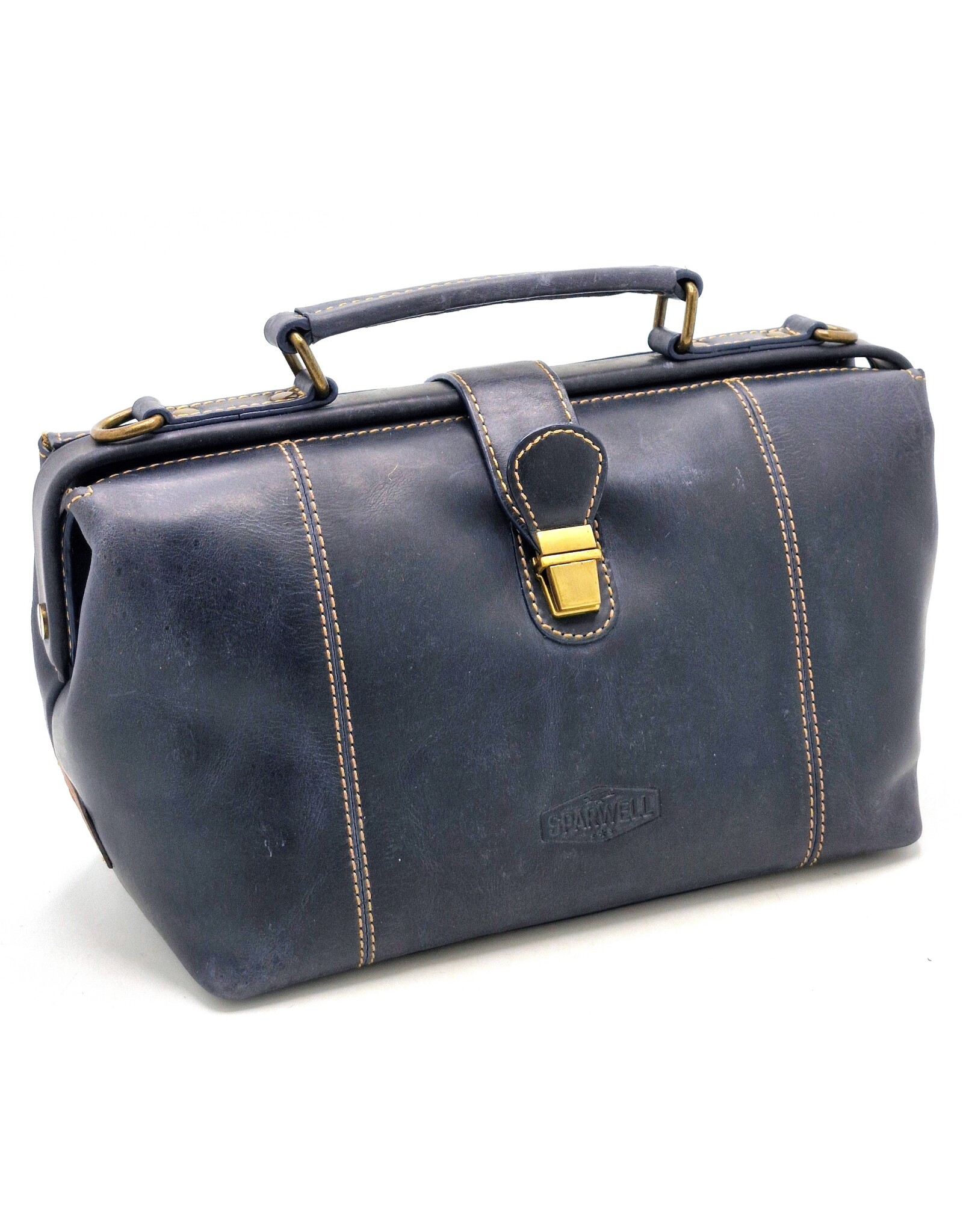 Sparwell Leren tassen - Sparwell Dokterstas "Talanted Tamara" blauw
