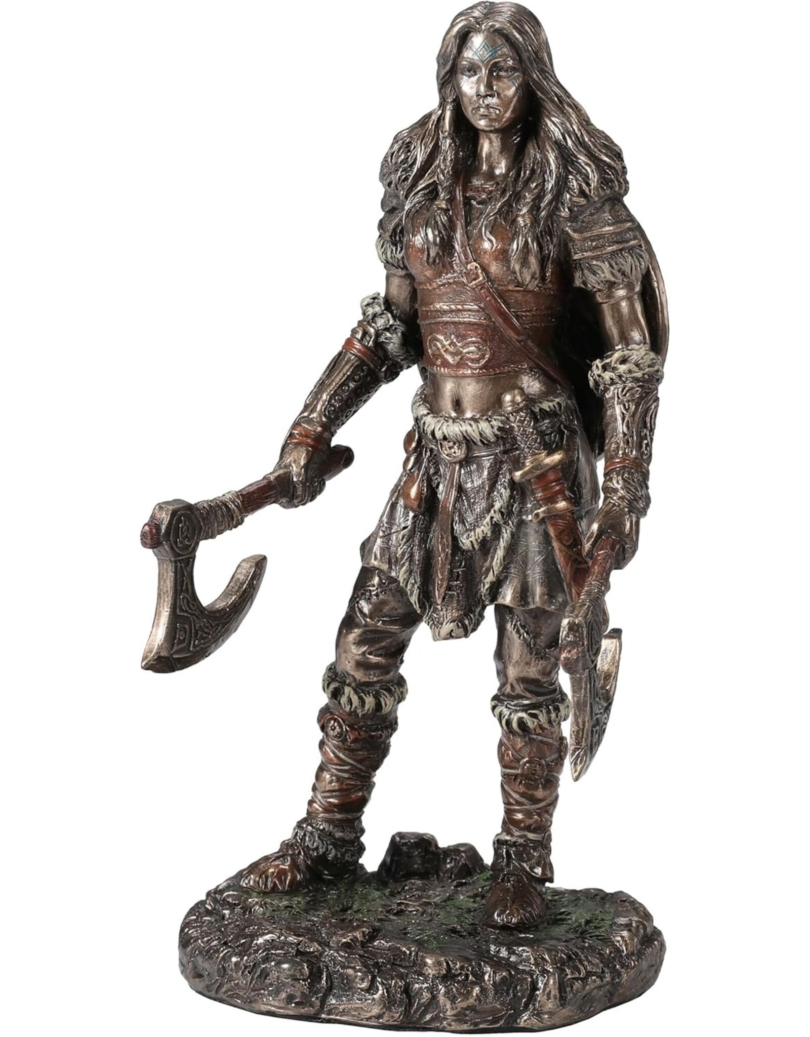 Veronese Design Veronese Design - Viking Vrouw met twee Aksen - Veronese Design