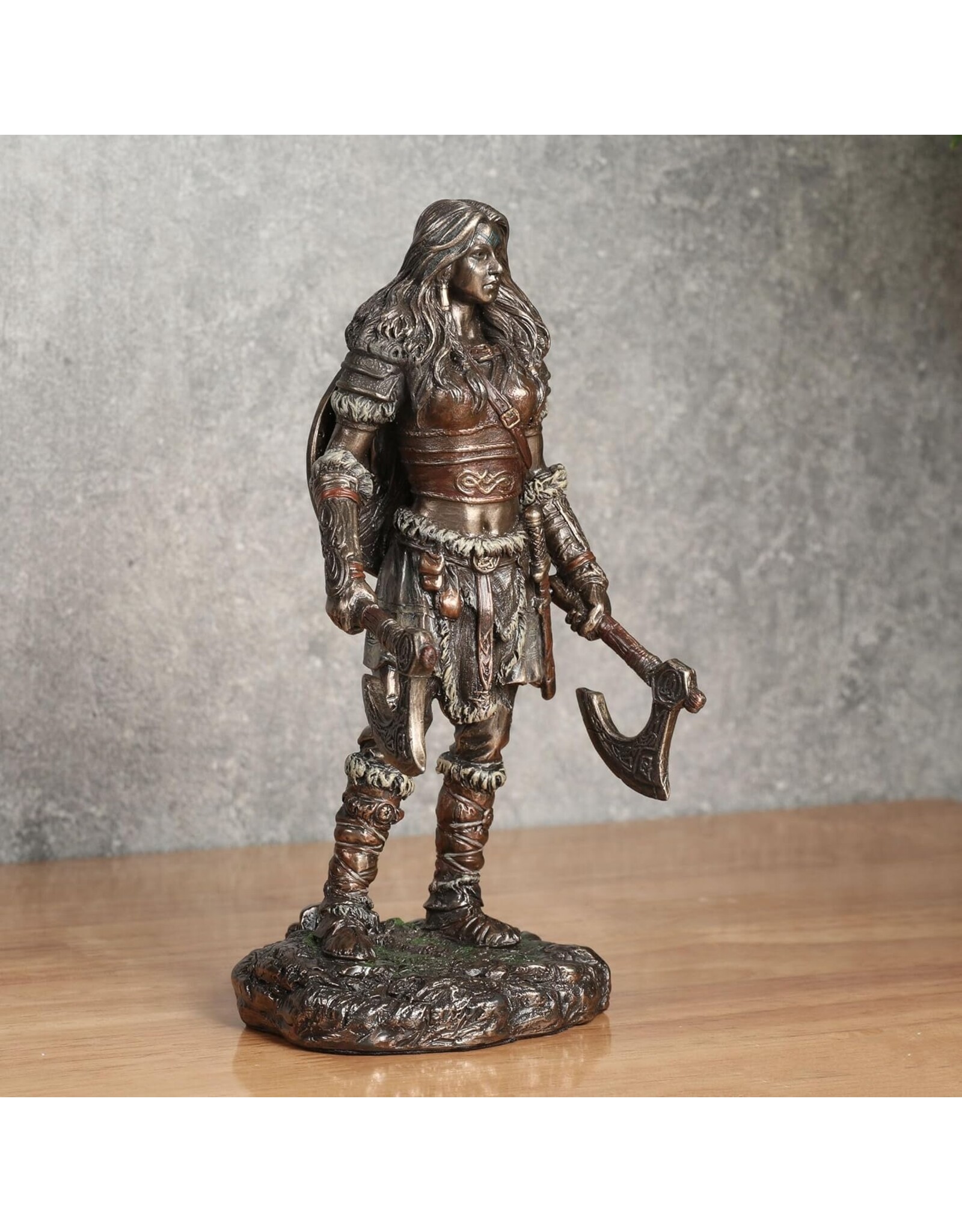 Veronese Design Veronese Design -  Viking Female with two Axes - Veronese Design