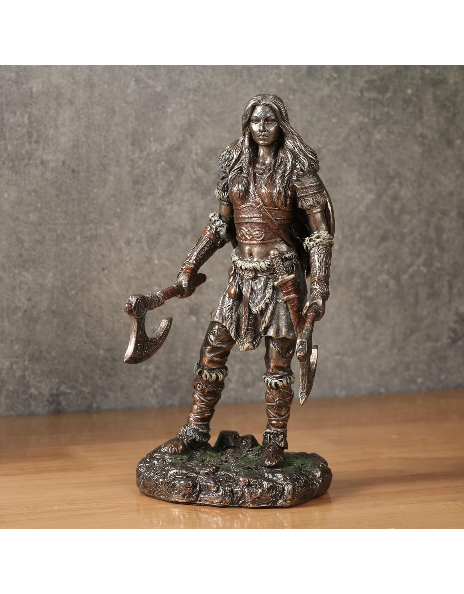 Veronese Design Veronese Design -  Viking Female with two Axes - Veronese Design