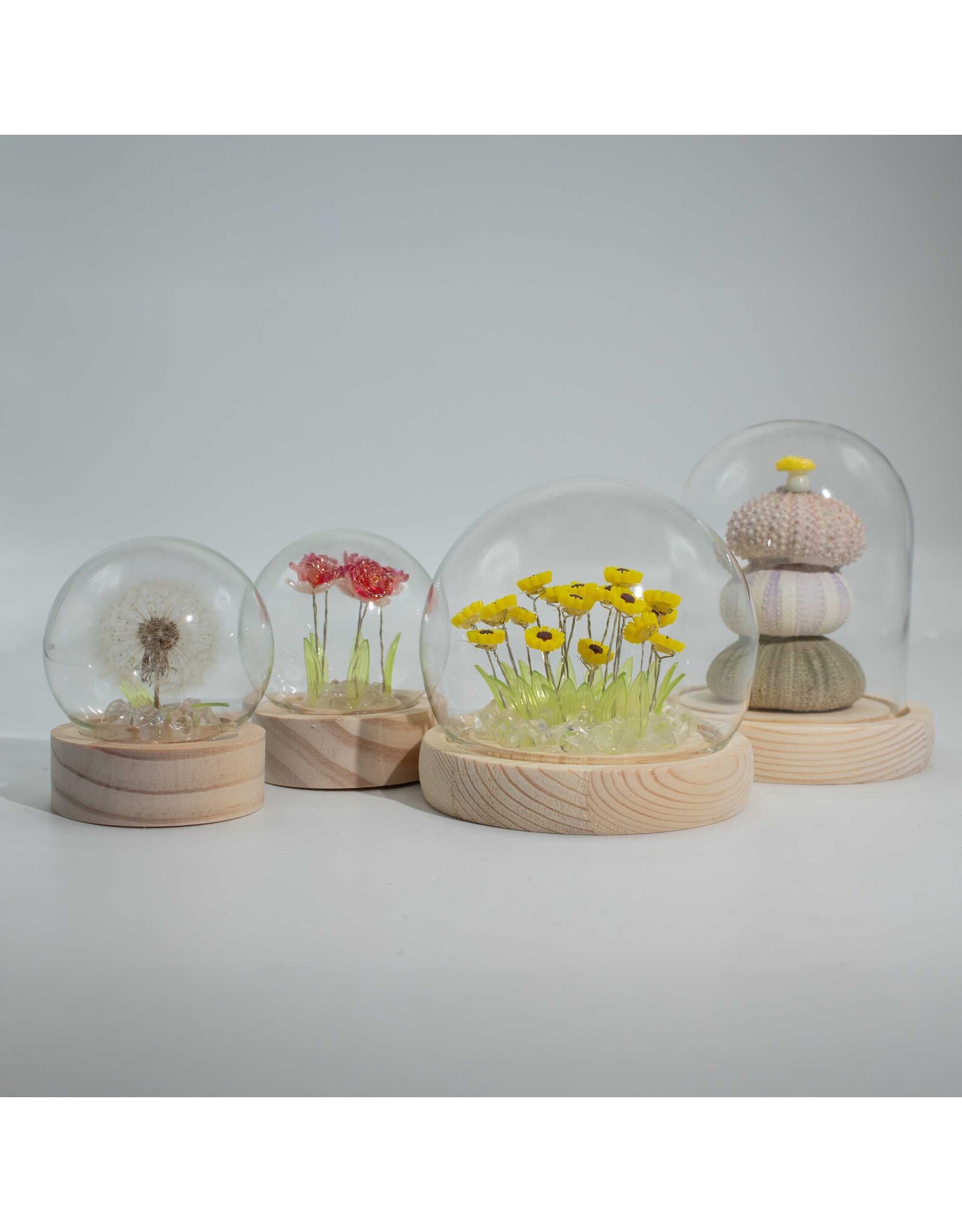 AWG Miscellaneous - Floral Glow Garden Dome – 20 Mix Tulips – LED USB