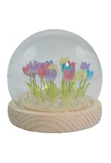 AWG Miscellaneous - Floral Glow Garden Dome – 20 Mix Tulips – LED USB