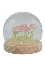 AWG Miscellaneous - Floral Glow Garden Dome – 10 Pink Roses – LED USB