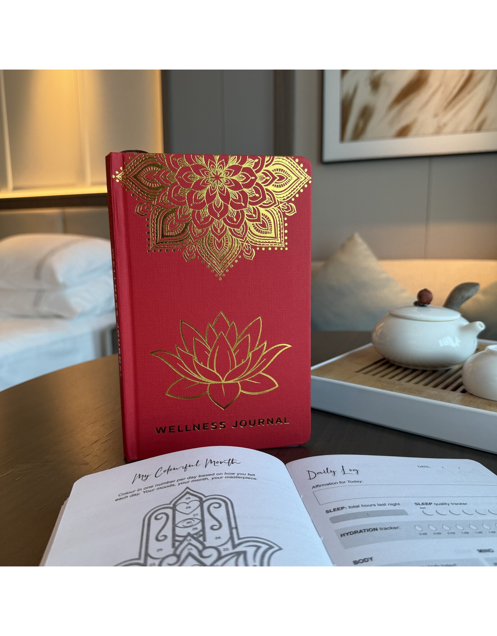 AWG Miscellaneous - Wellness Journal Mandala & Lotus Flower