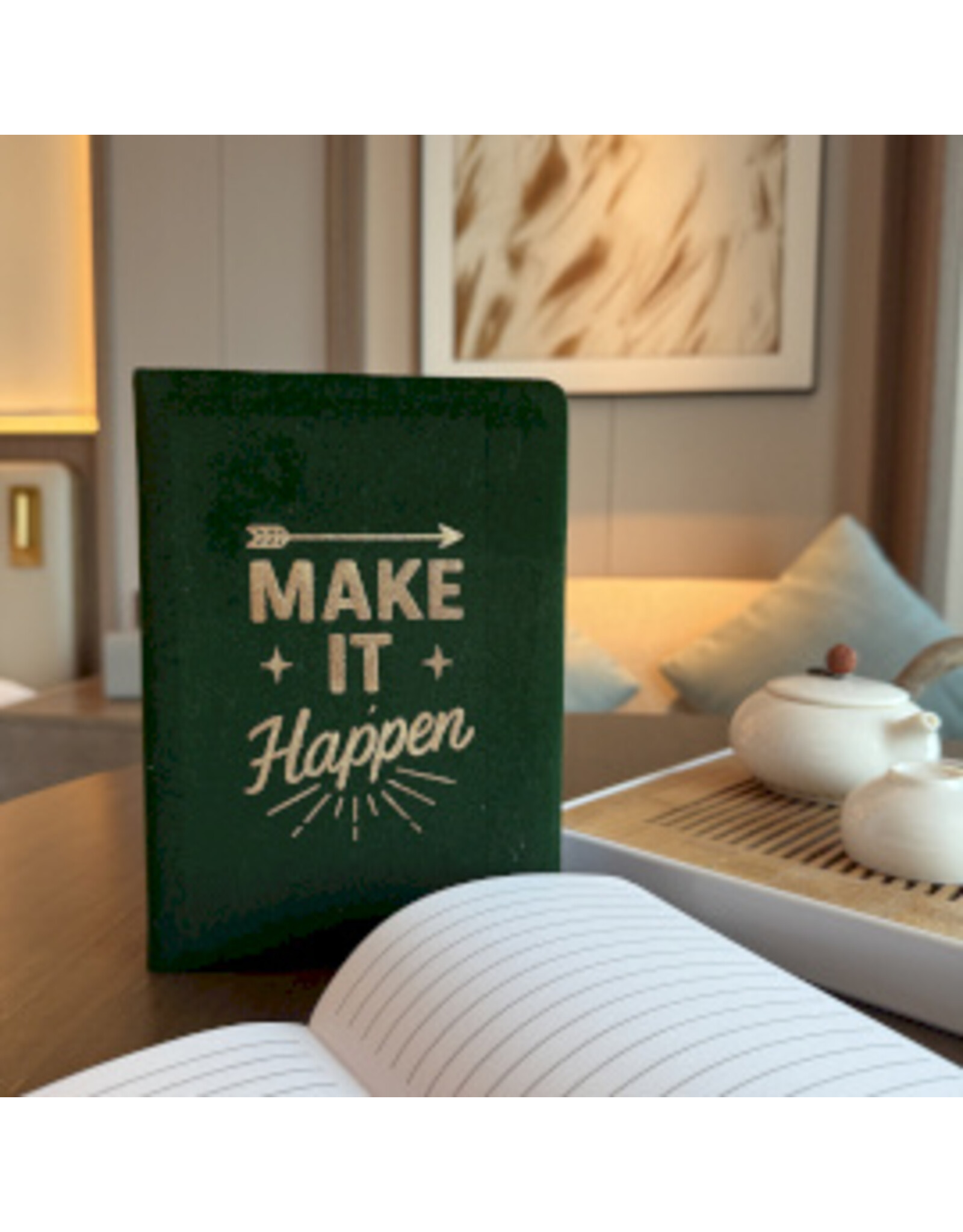 AWG Miscellaneous - Velvet Notebook "Make it Happen"