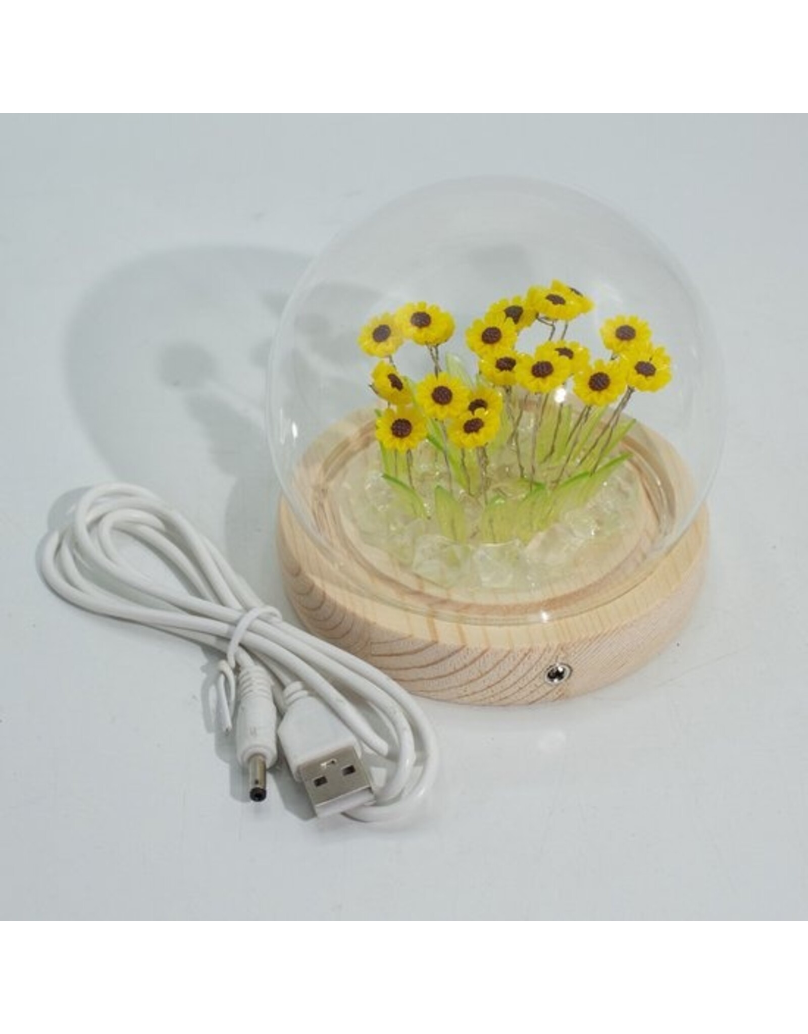 AWG Miscellaneous - Floral Glow Garden Dome – 20 Sunflowers – LED USB