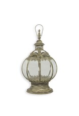 Trukado Miscellaneous - Tinnen Lantaarn "Victorian Octagon"  met Glazen Vensters 48cm  48cm