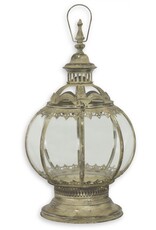 Trukado Miscellaneous - Tinnen Lantaarn "Victorian Octagon"  met Glazen Vensters 48cm  48cm