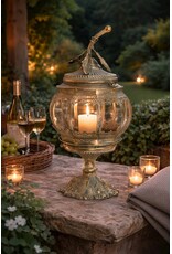 Trukado Miscellaneous -  Victorian  Lantern 'Forest Berry’ with Glass Windows 47cm