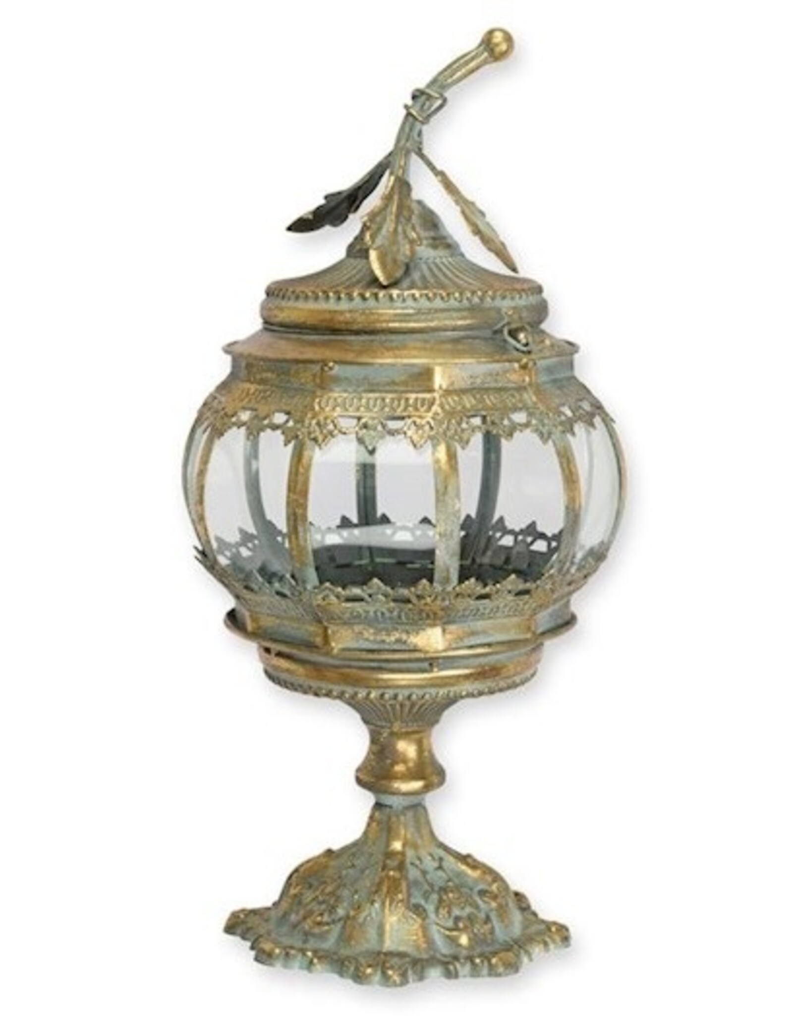 Trukado Miscellaneous - Victoriaanse Lantaarn "Forest Berry"  met Glazen Vensters 47cm