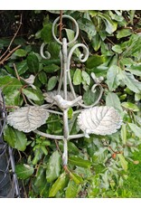 JB Miscellaneous - Vogelvoeder Schaal 3 Bladeren met Vogeltjes Antieklook