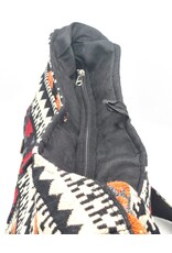 Trukado Fashion bags - Hobo bag Woven Fabric with Ethnic Pattern Orange
