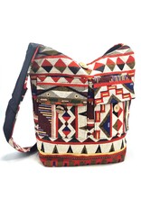 Trukado Fashion bags - Hobo bag Woven Fabric with Ethnic Pattern