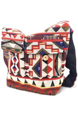 Trukado Fashion bags - Hobo bag Woven Fabric with Ethnic Pattern