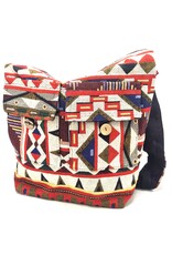 Trukado Fashion bags - Hobo bag Woven Fabric with Ethnic Pattern