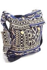 Trukado Fashion bags - Hobo bag Woven Fabric with Ethnic Pattern