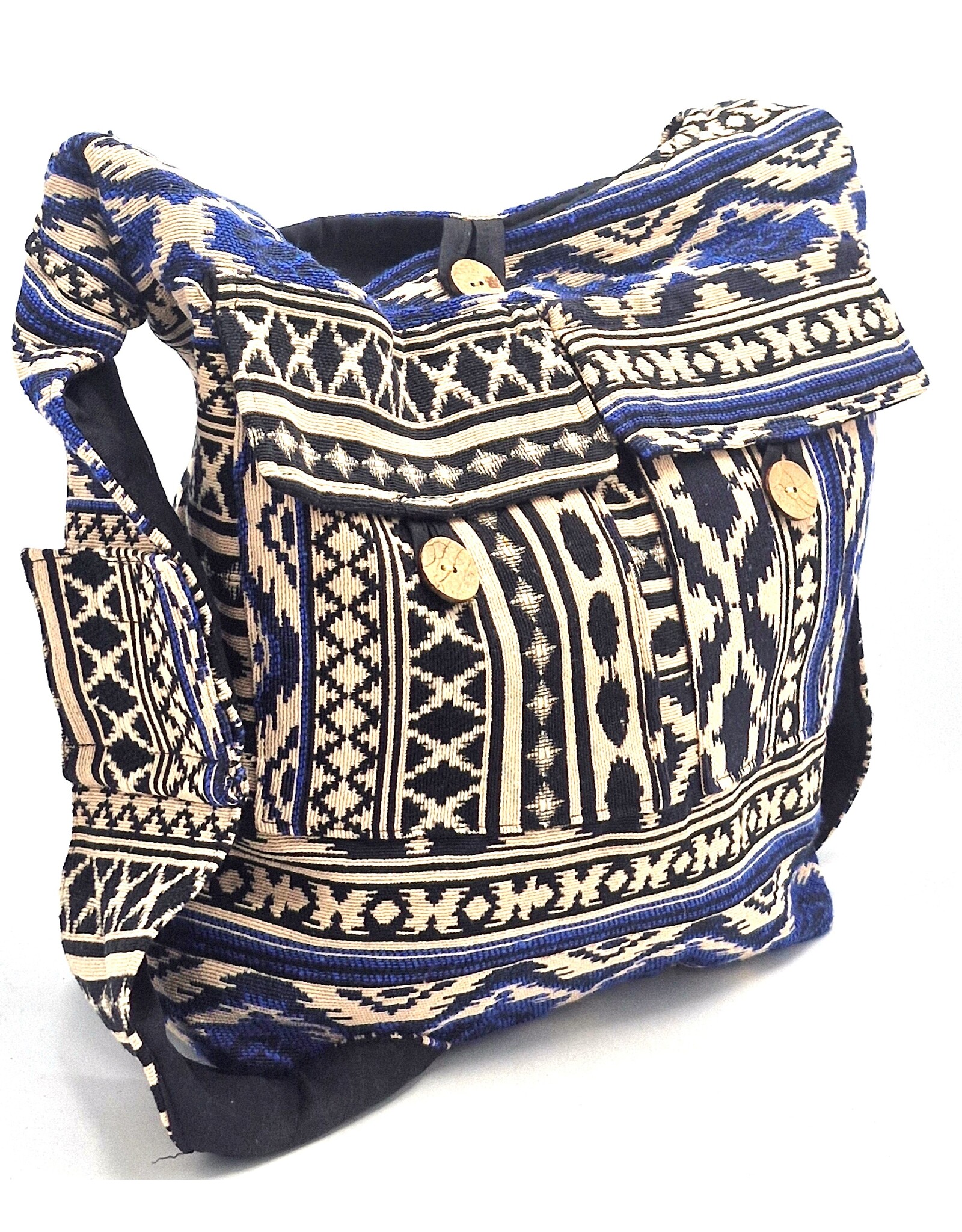 Trukado Fashion bags - Hobo bag Woven Fabric with Ethnic Pattern