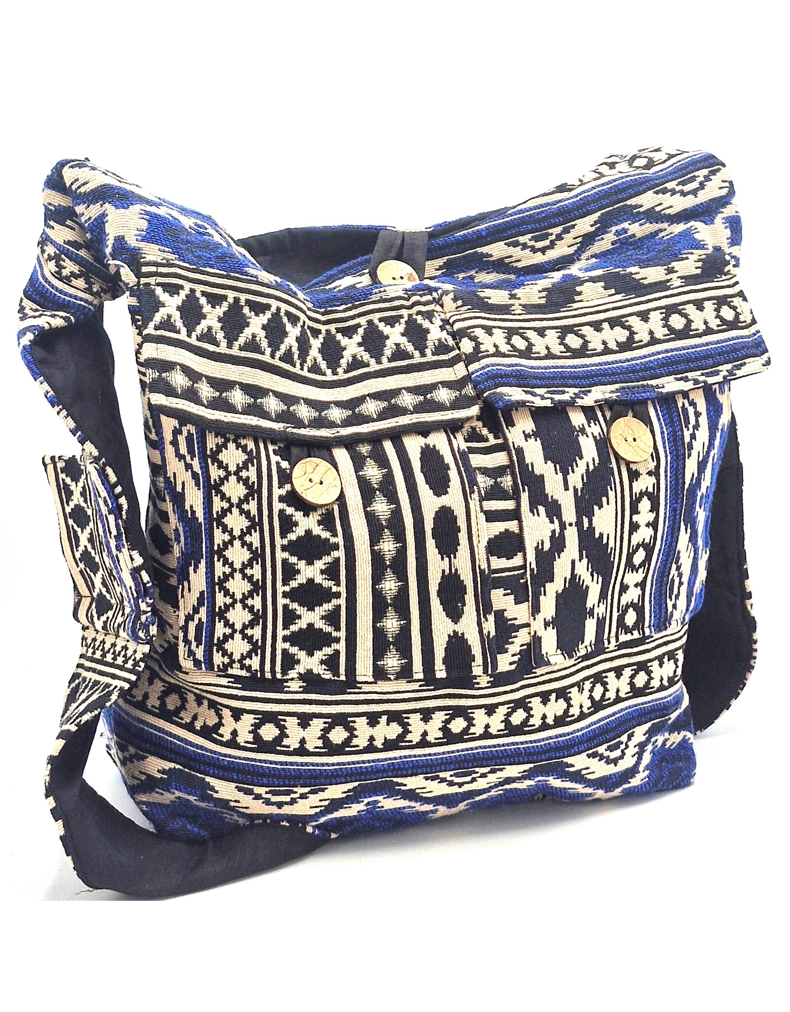 Trukado Fashion bags - Hobo bag Woven Fabric with Ethnic Pattern