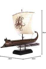 Veronese Design Giftware & Lifestyle - Greek Triremes Row Ship with Kraken Sail - Veronese Design