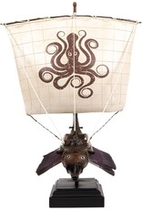 Veronese Design Giftware & Lifestyle - Grieks Roeischip Trireem met Krakenzeil - Veronese Design