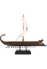 Veronese Design Giftware & Lifestyle - Grieks Roeischip Trireem met Krakenzeil - Veronese Design