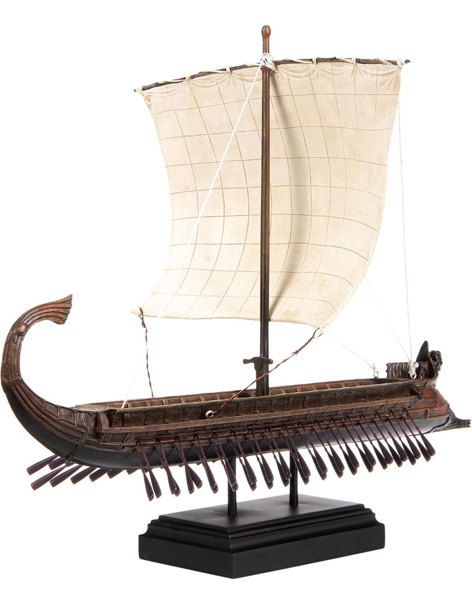 Veronese Design Giftware & Lifestyle - Greek Triremes Row Ship with Kraken Sail - Veronese Design
