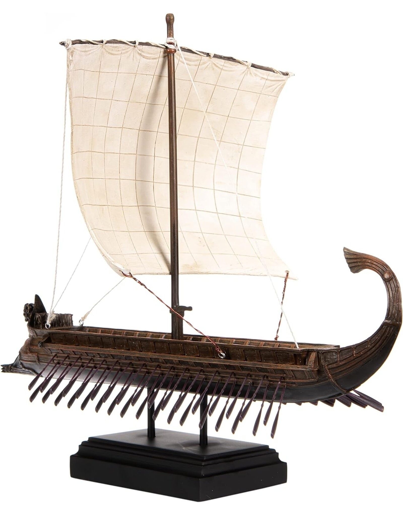 Veronese Design Giftware & Lifestyle - Greek Triremes Row Ship with Kraken Sail - Veronese Design
