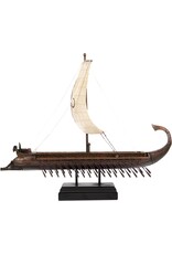 Veronese Design Giftware & Lifestyle - Greek Triremes Row Ship with Kraken Sail - Veronese Design